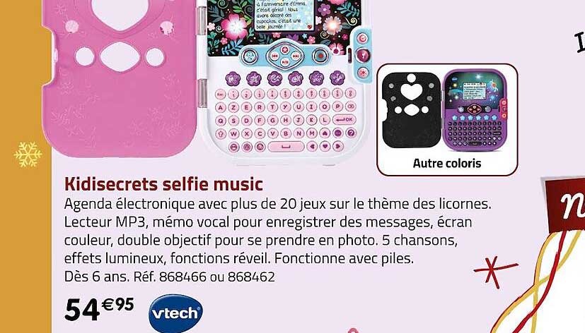 Kidisecrets Selfie Music Vtech
