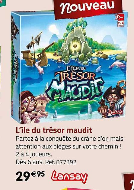 l'île du trésor maudit lansay