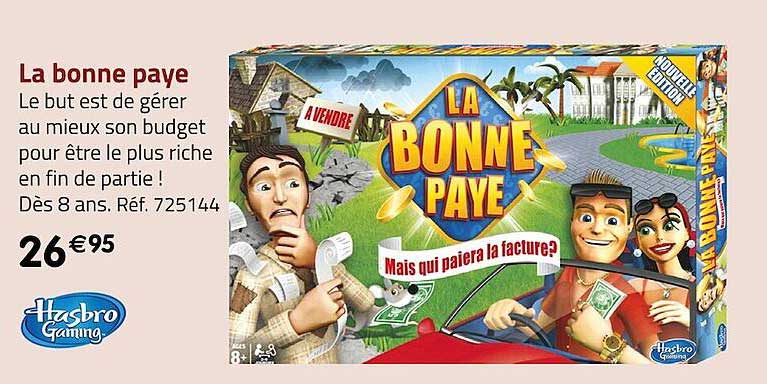 la bonne paye hasbro gaming