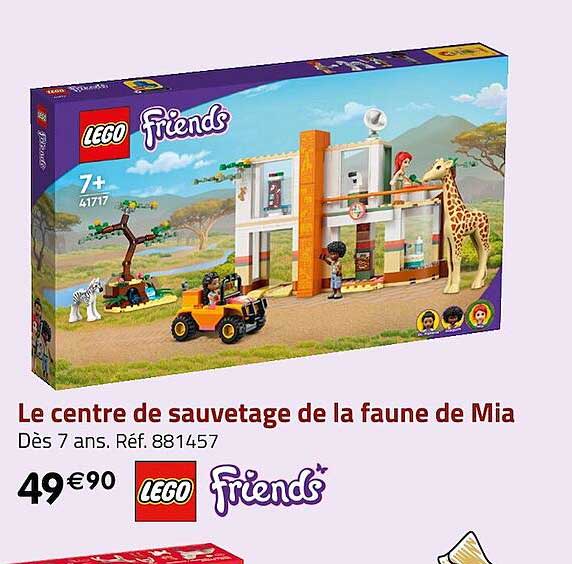 la centre de sauvetage de la faune de mia lego friends