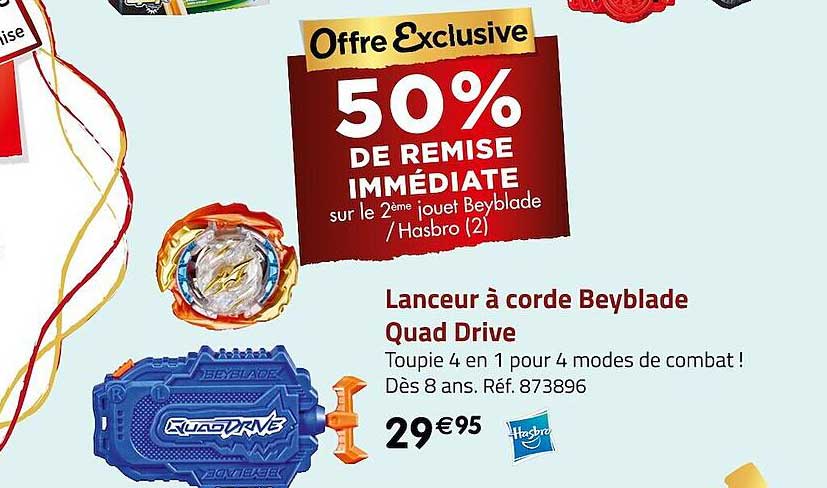 lanceur à corde beyblade quad drive