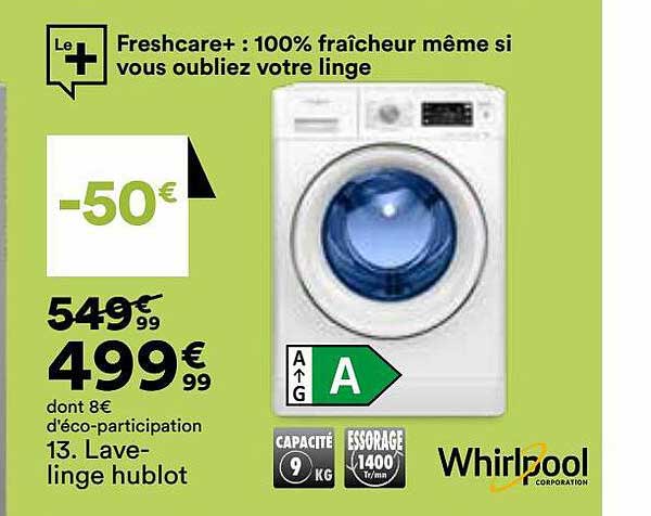 lave-linge hublot whirlpool