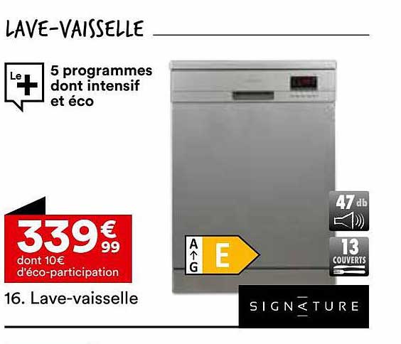 lave-vaisselle signature