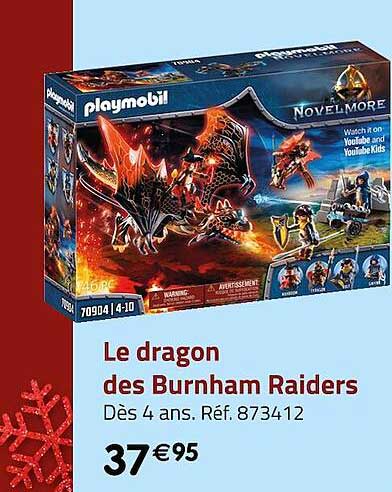 le dragon des burnham raiders playmobil