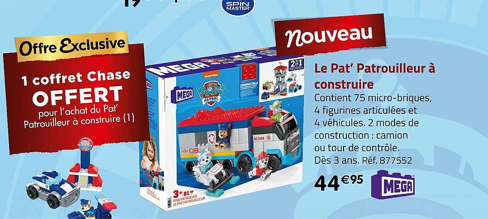 le pat'patrouilleur à construire méga