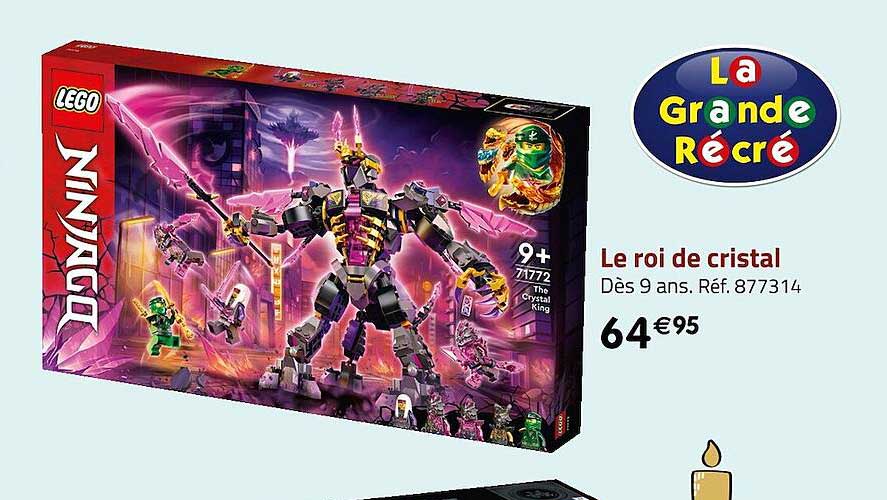 le roi de cristal lego ninjago