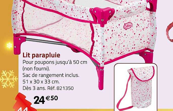 lit parapluie calinou