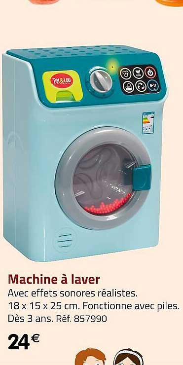 machine à laver tim & lou