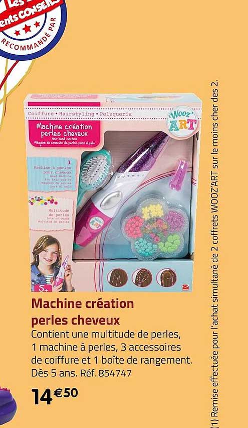 Machine Création Perles Cheveux Wooz'art