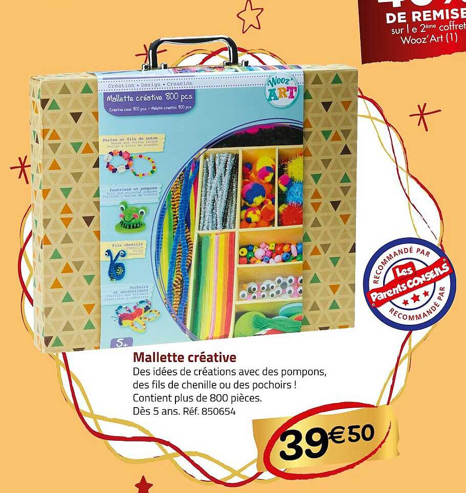 Mallette Créatinve Wooz'art