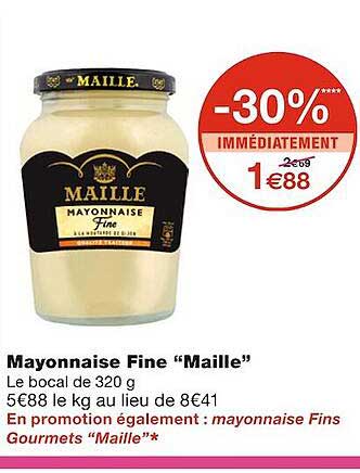 Mayonnaise Fine "maille"