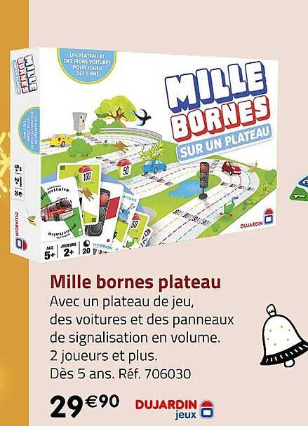 mille bornes plateau dujardin jeux