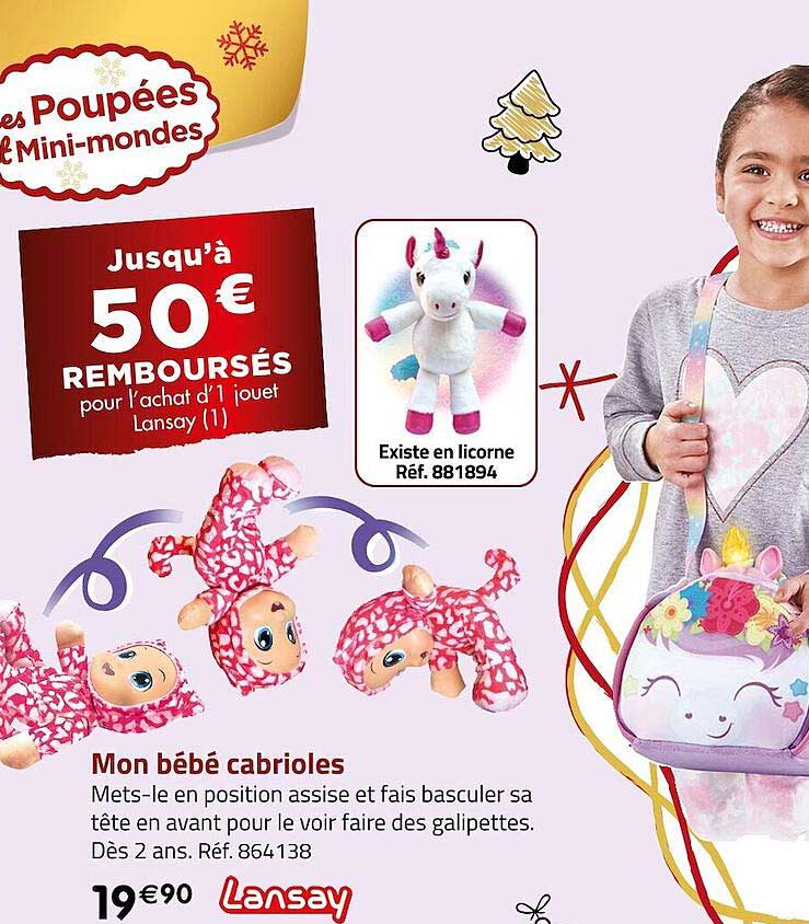 mon bébé cabrioles lansay