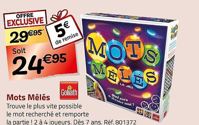 mots mêlés goliath