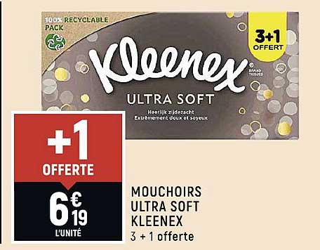 Mouchoirs Ultra Soft Kleenex