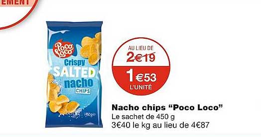 nacho chips "poco loco"