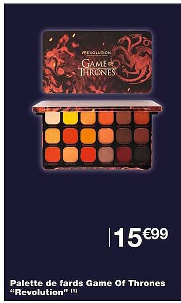 palette de fards game of thrones "revolution"
