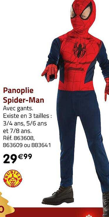 panoplie spider-man rubies