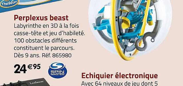perplexus beast spin master, echiquier électronique