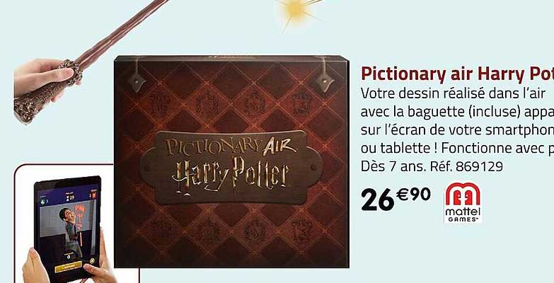 pictionary air harry potter mattel games