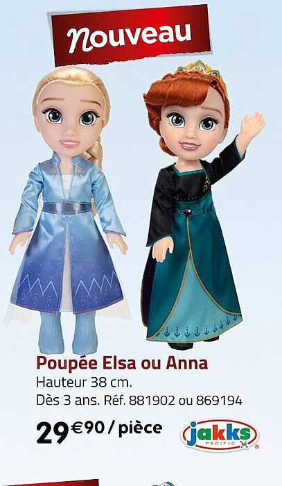poupée elsa ou anna jakks pacific