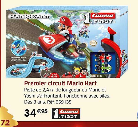 premier circuit mario kart carrera