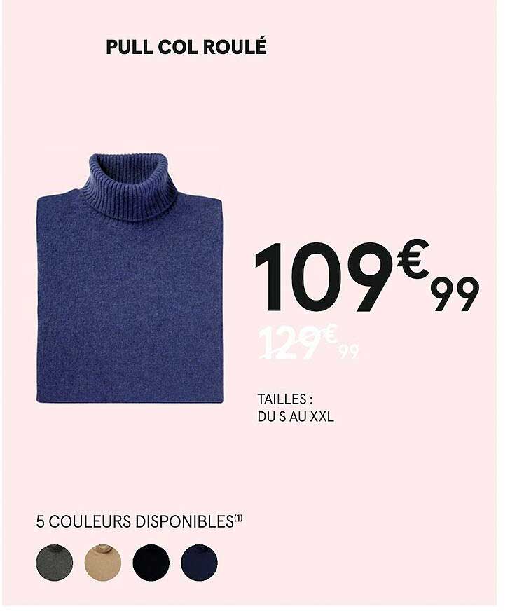 Pull Col Roulé