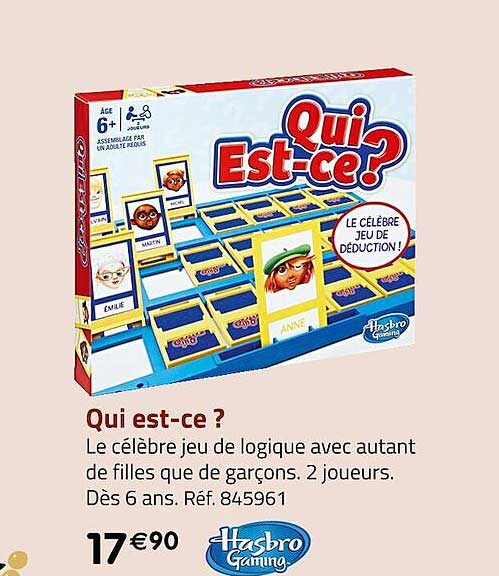 qui est-ce? hasbro gaming