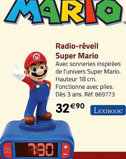 radio-réveil super mario