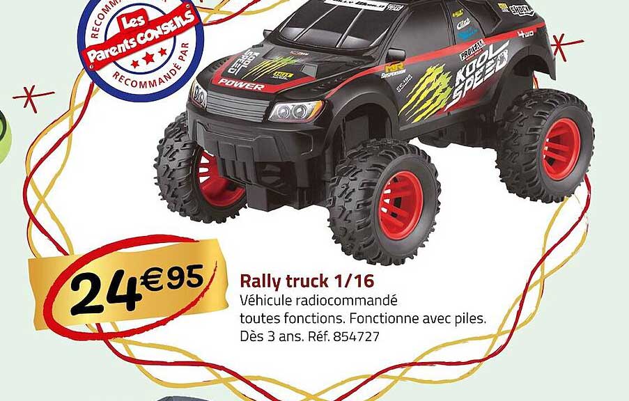 rally truck 1-16 kool speed