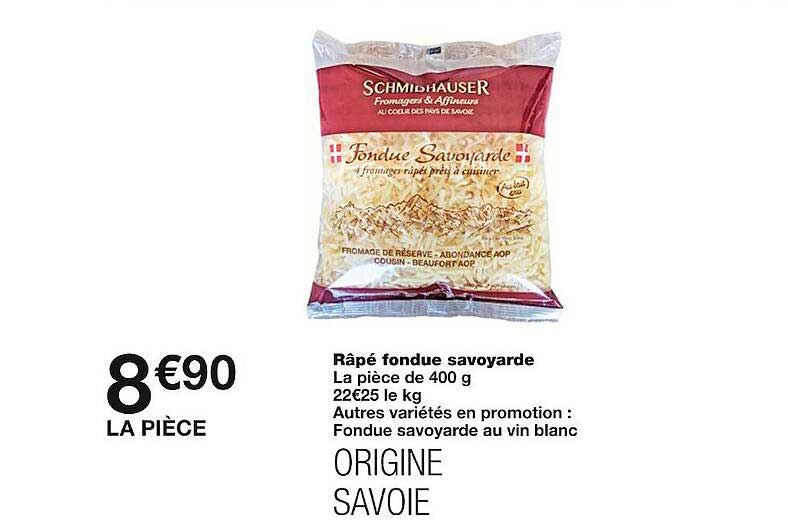 râpé fondue savoyarde