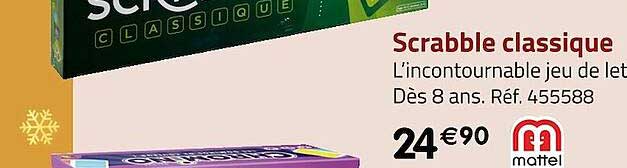 scrabble classique mattel games