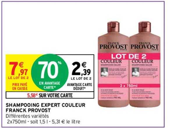 shampooing expert couleur franck provost