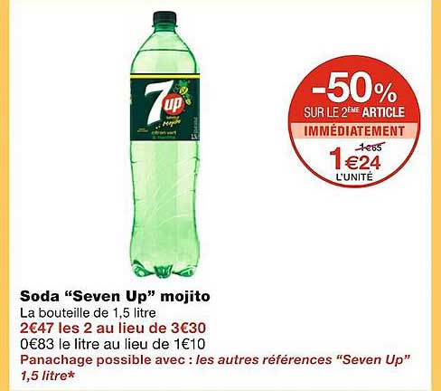 soda "seven up" mojito