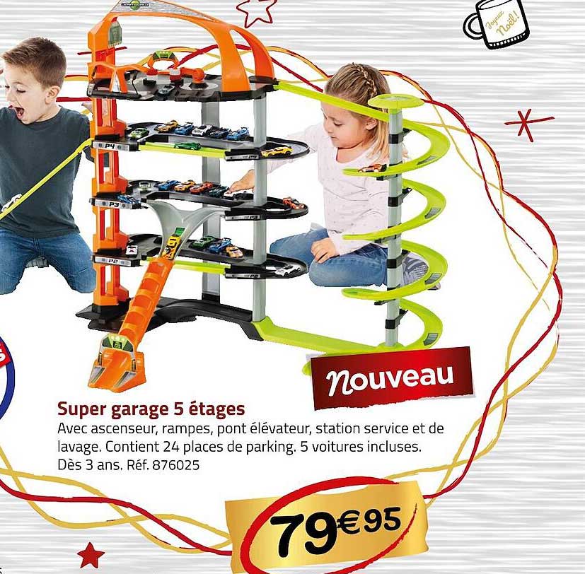 Super Garage 5 étages John-world