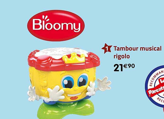 tambour musical rigolo bloomy