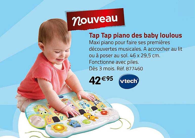 tap tap piano des baby loulous vtech