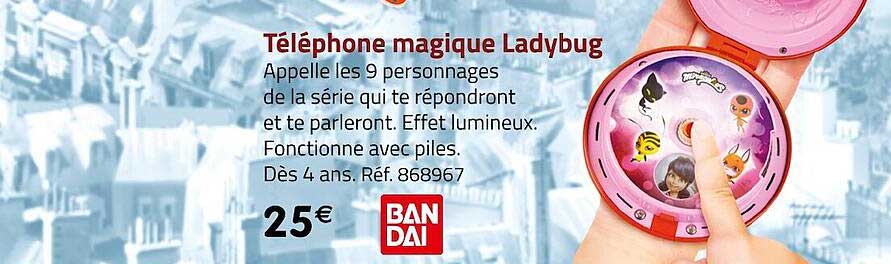 téléphone magique ladybug bandai