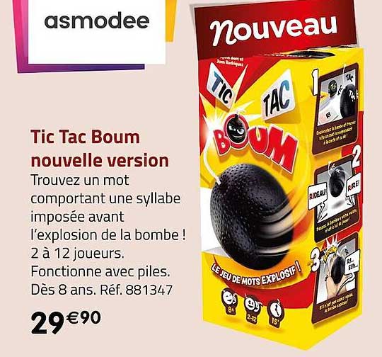 tic tac boum nouvelle version asmodée