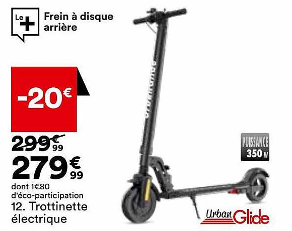 trottinette électrique urban glide