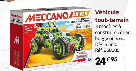 véhicule tout-terrain meccano
