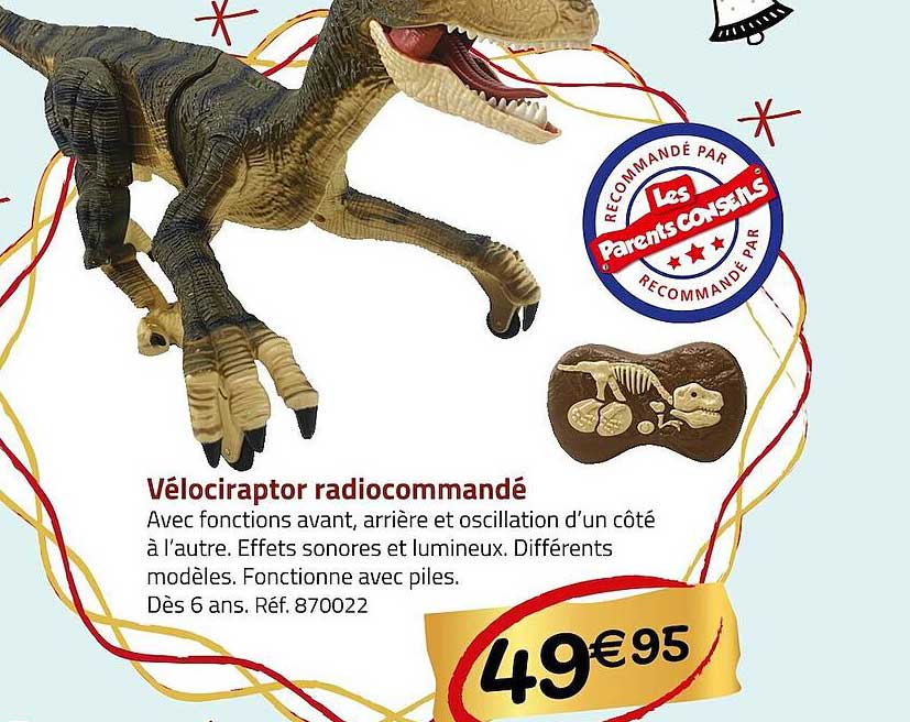 Vélociraptor Radiocommandé