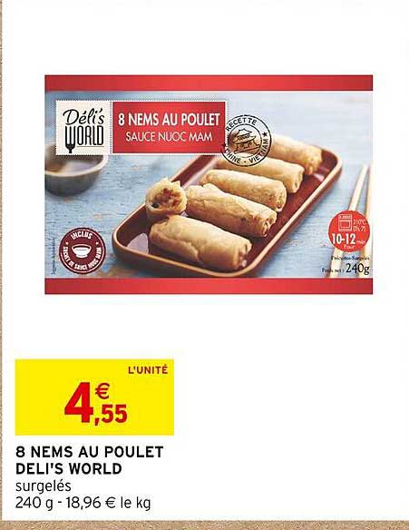 8 Nems Au Poulet Deli's World