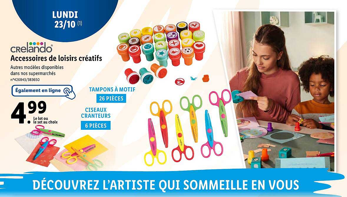 accessoires de loisirs créatifs crelando