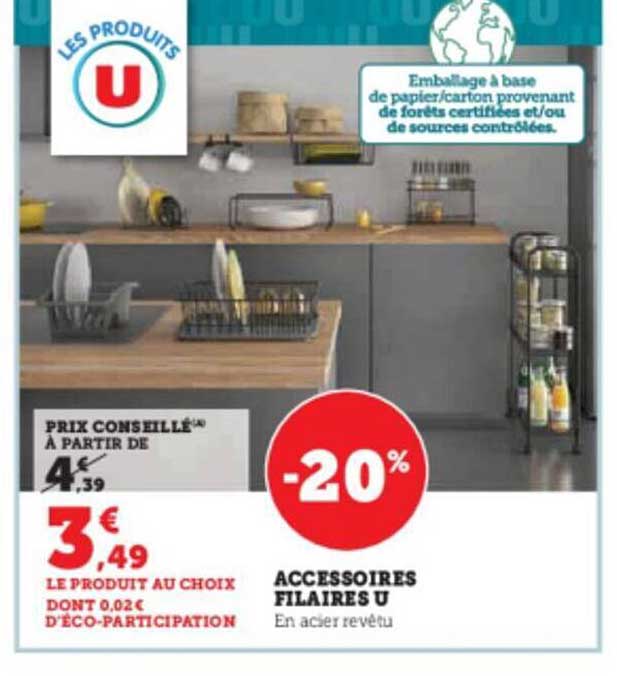 Accessoires Filaires U