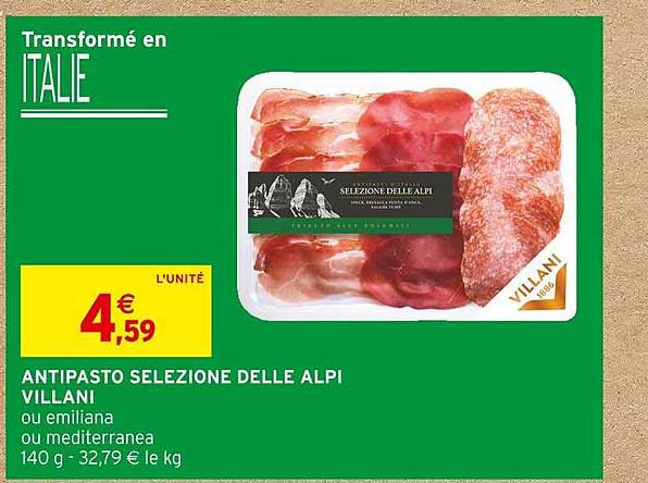 Antipasto Selezione Delle Alpi Villani