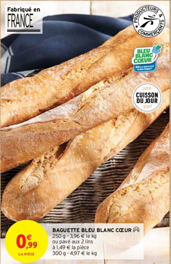 Baguette Bleu Blanc Cœur