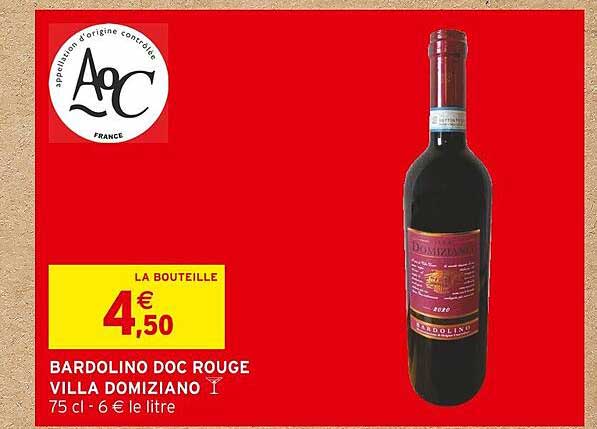 bardolino doc rouge villa domiziano