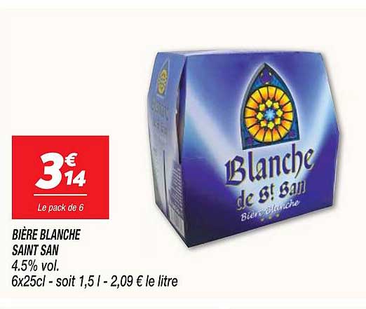 bière blanche saint san