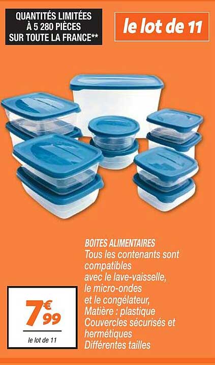 boîtes alimentaires